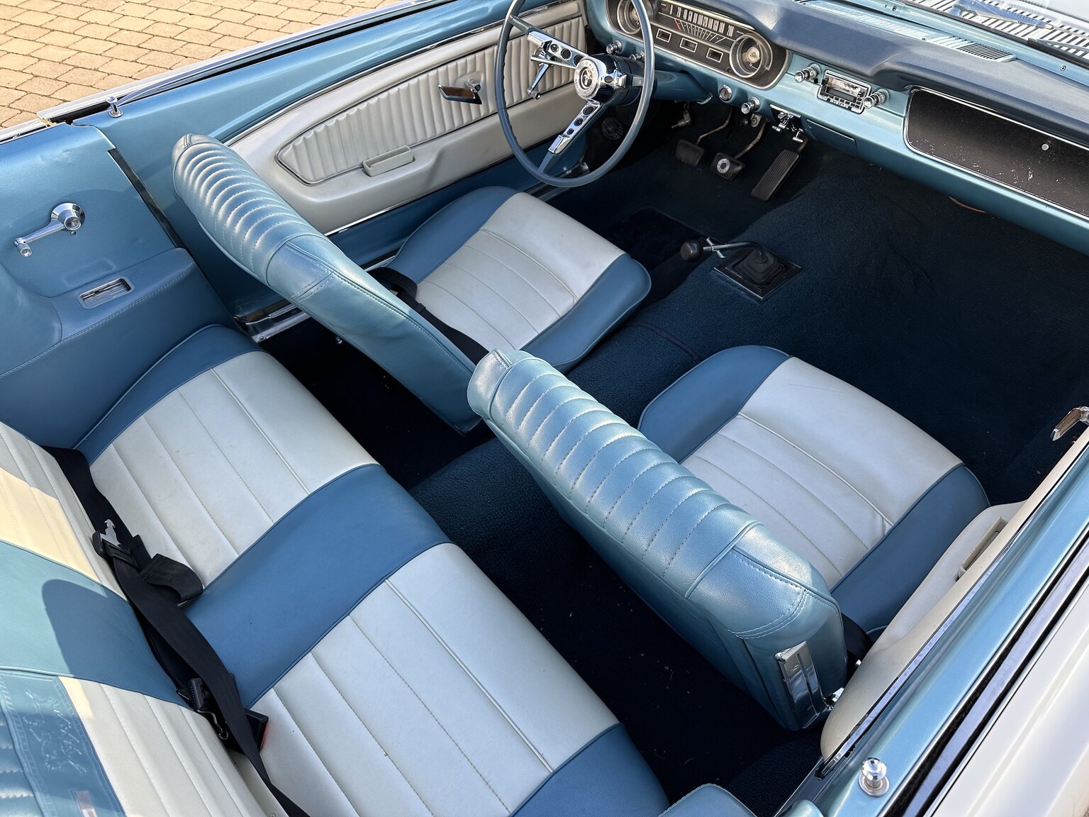 Interiörbild 1966 Ford Mustang Convertible