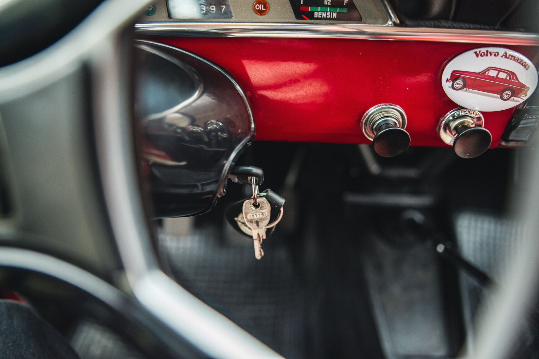 Interiörbild 1970 Volvo Amazon 