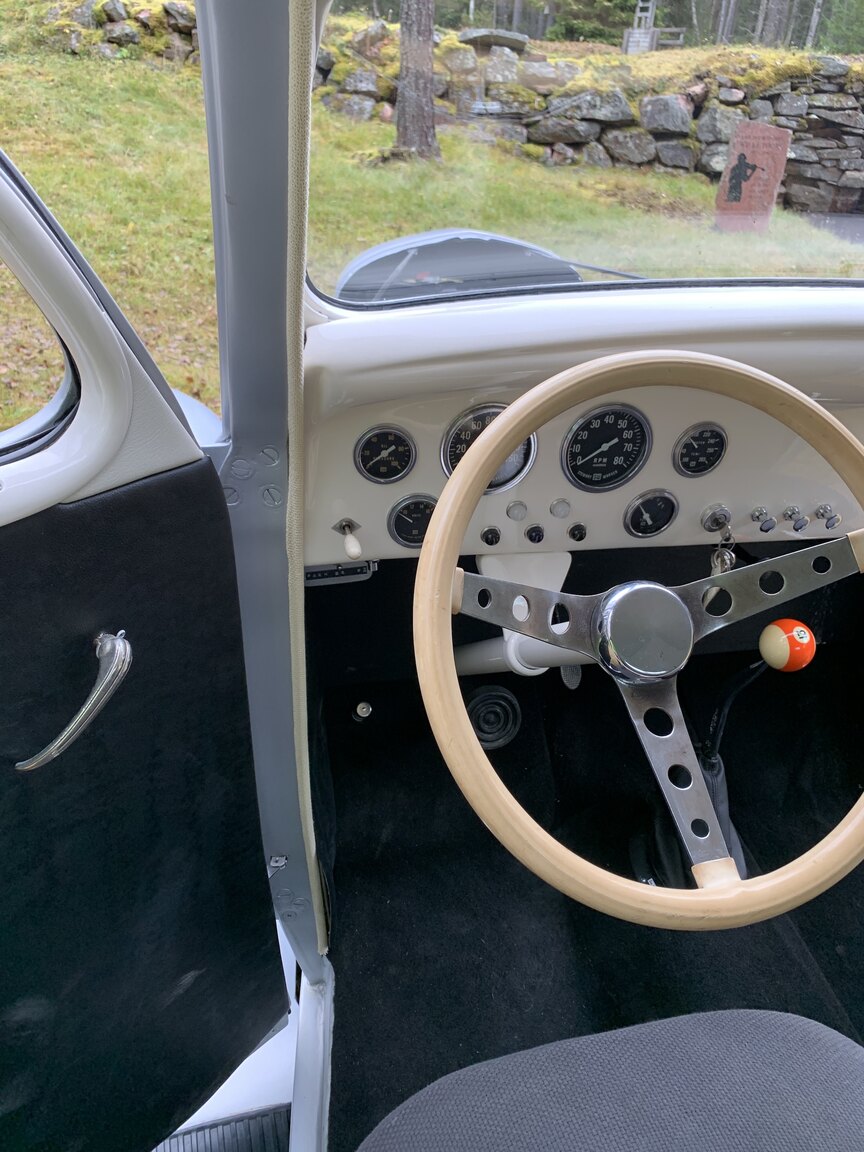 Interiörbild 1935 Plymouth Hot Rod