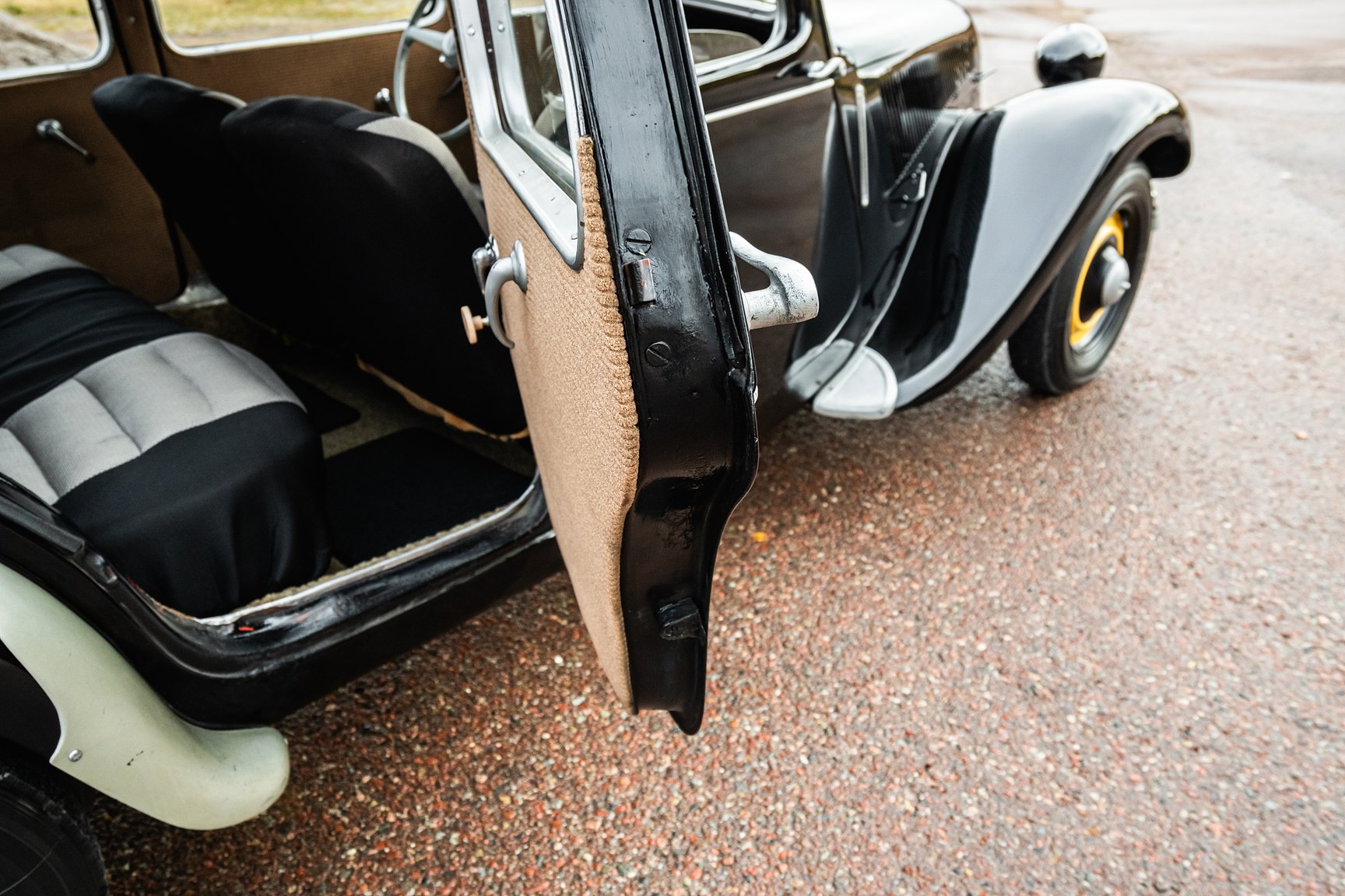 Interiörbild 1951 Citroën Berline 11 Sport