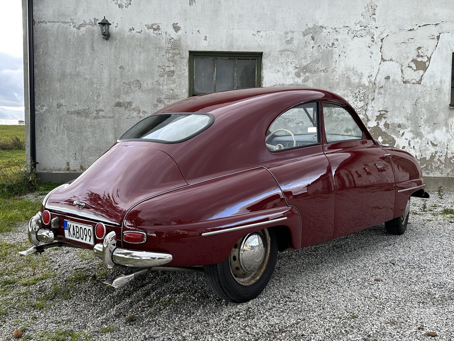Exteriörbild på 1955 Saab 92 B De Luxe (6)