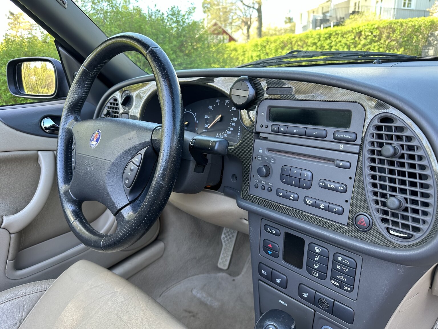 Interiörbild 2003 SAAB 9-3 Aero Turbo Cabriolet