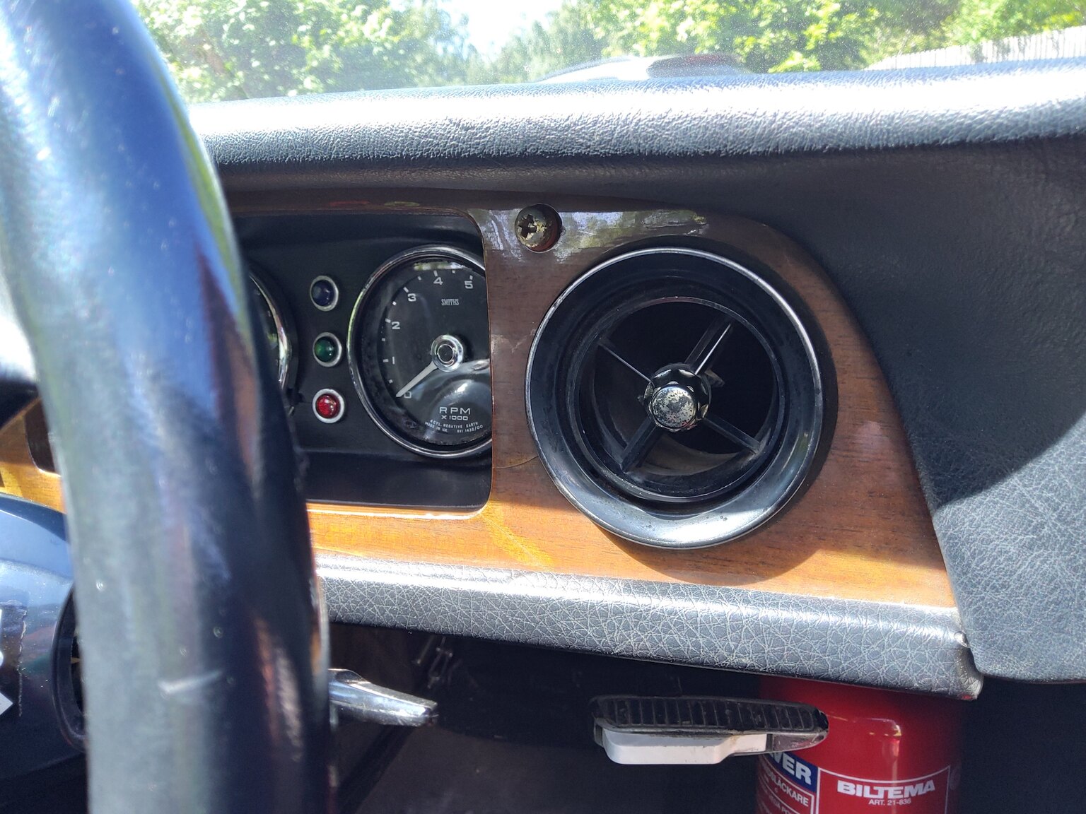 Innenraumfoto von 1971 Lotus Europa S2 