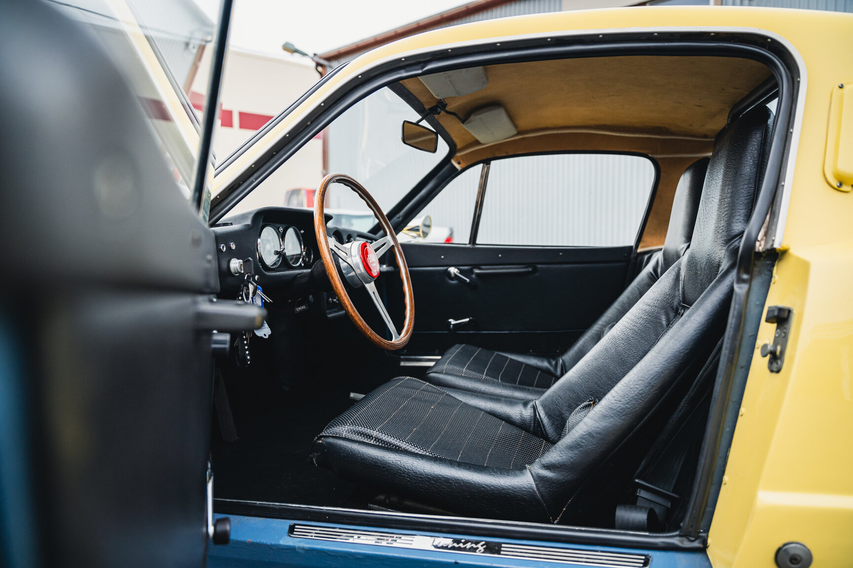 Interiörbild 1969 Saab Sonett II