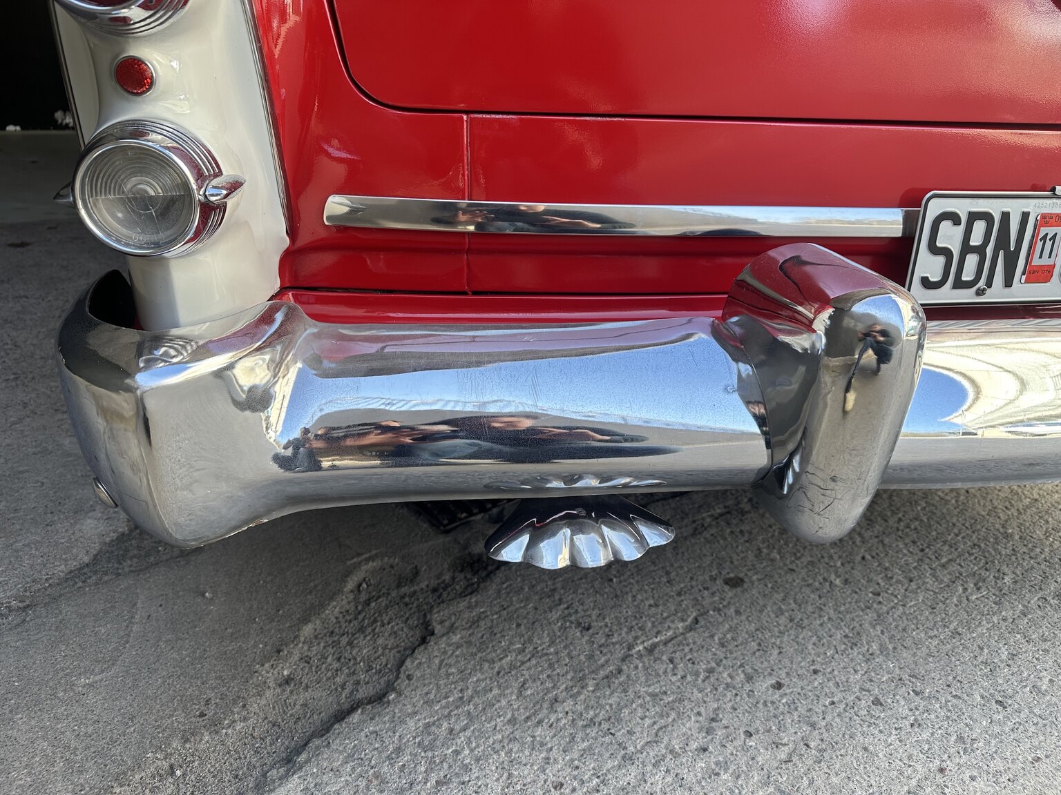 Exteriörbild på 1955 Dodge Custom Royal Sedan HEMI