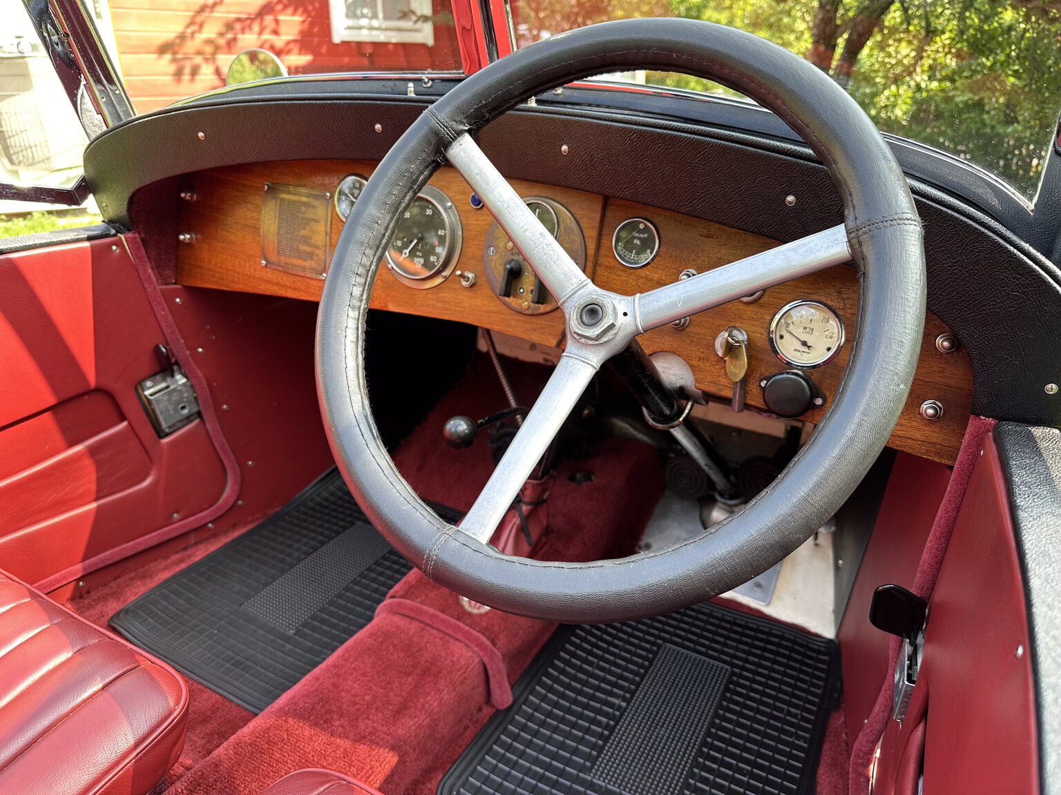 Interiörbild 1938 AUSTIN SEVEN BOAT TAIL