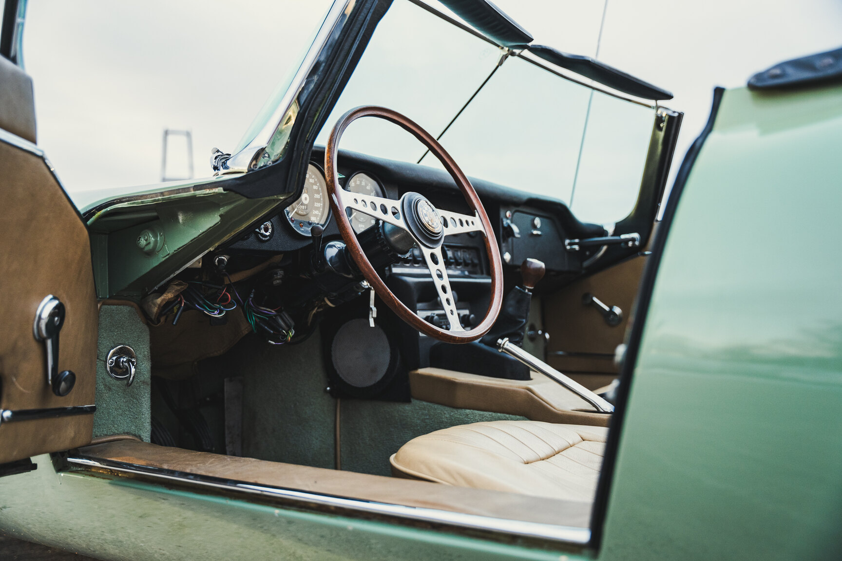 Interiörbild 1970 Jaguar E-Type Roadster