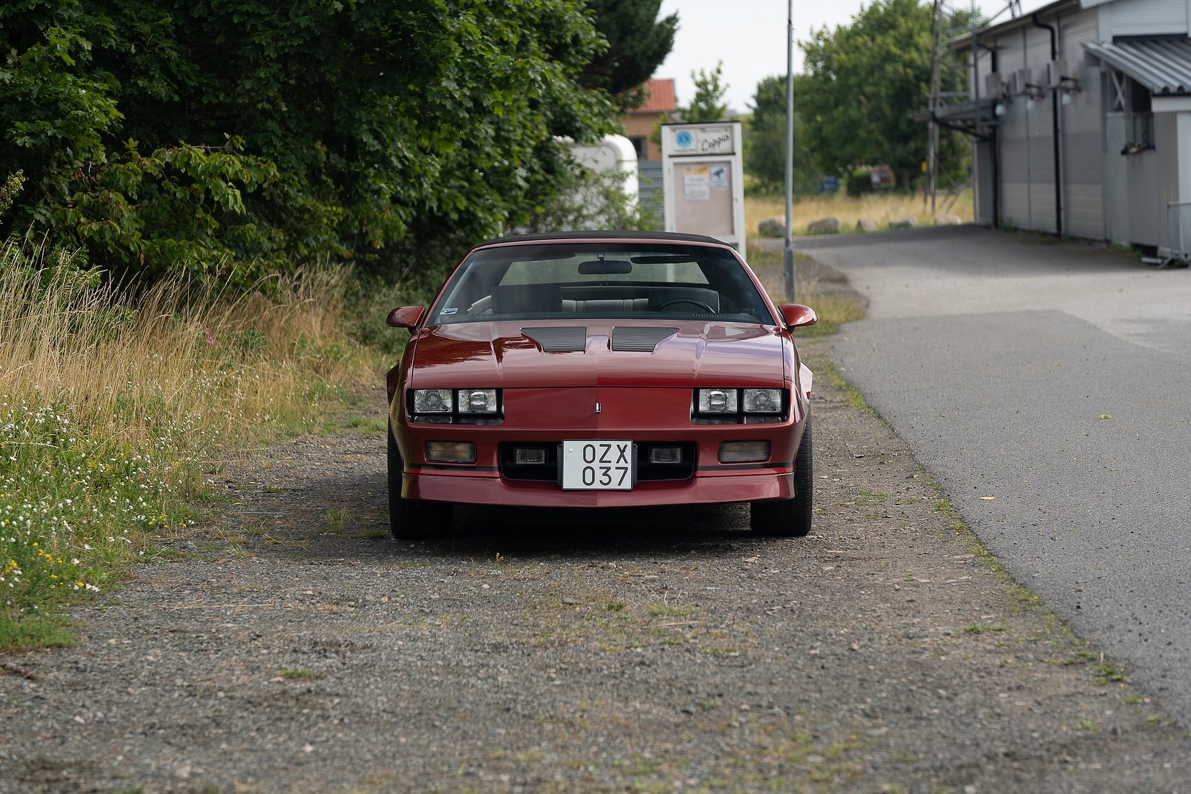 Exterior image of 1988 Chevrolet Camaro Z28 Iroc-Z Convertible