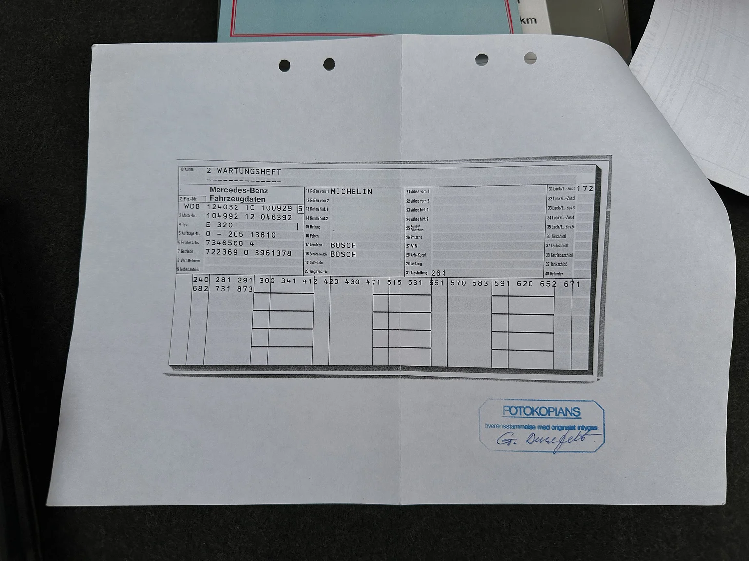 Dokumentation, 1993 Mercedes-Benz E 320 "AMG" (6)