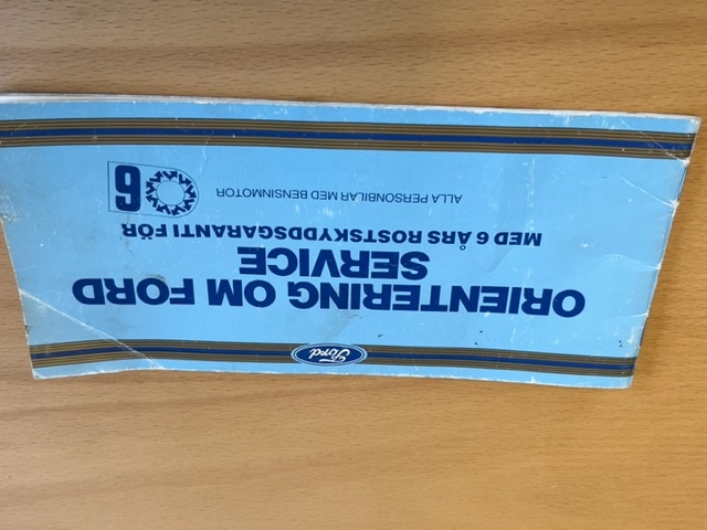 Documentation for 1983 Ford Sierra