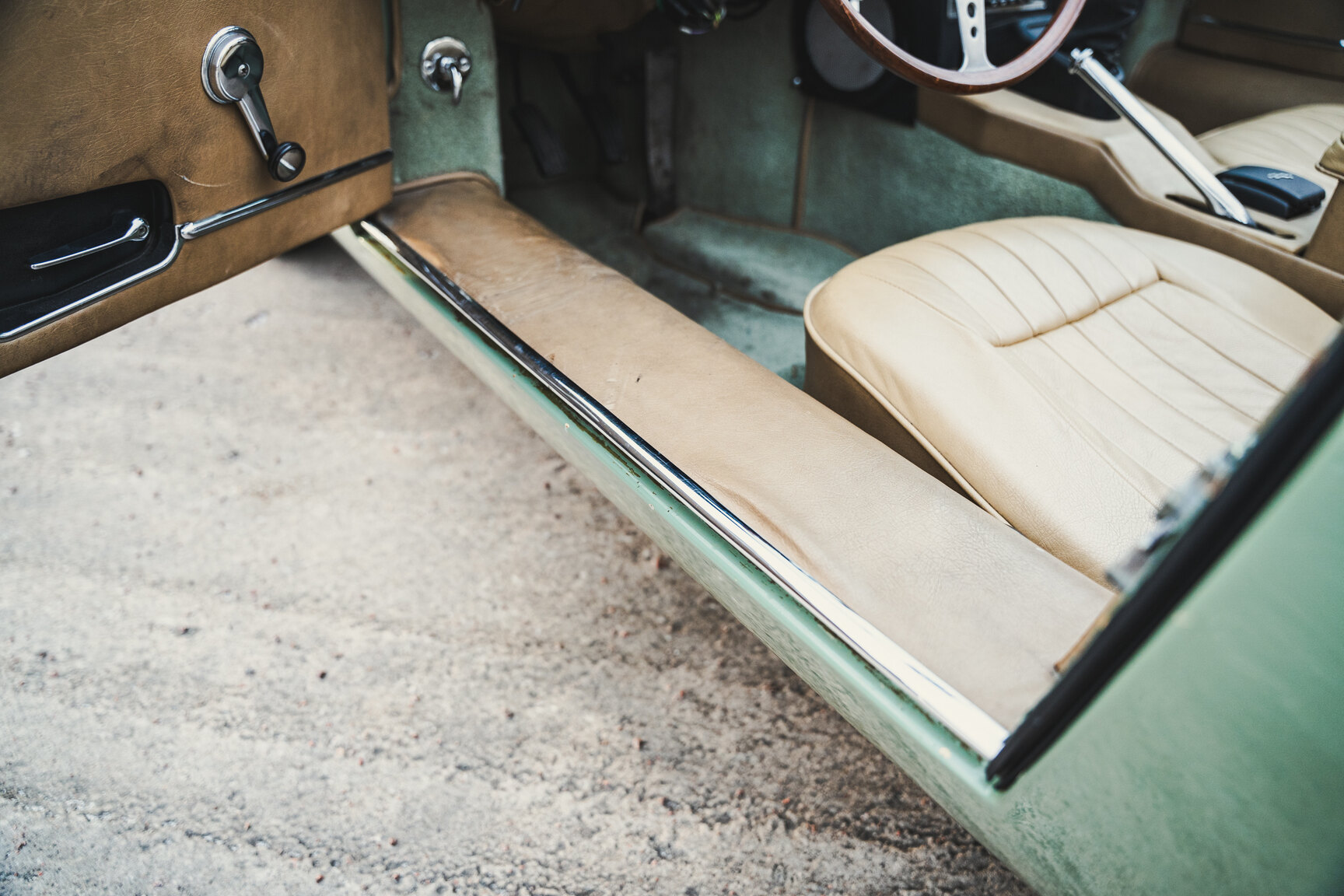 Interiörbild 1970 Jaguar E-Type Roadster