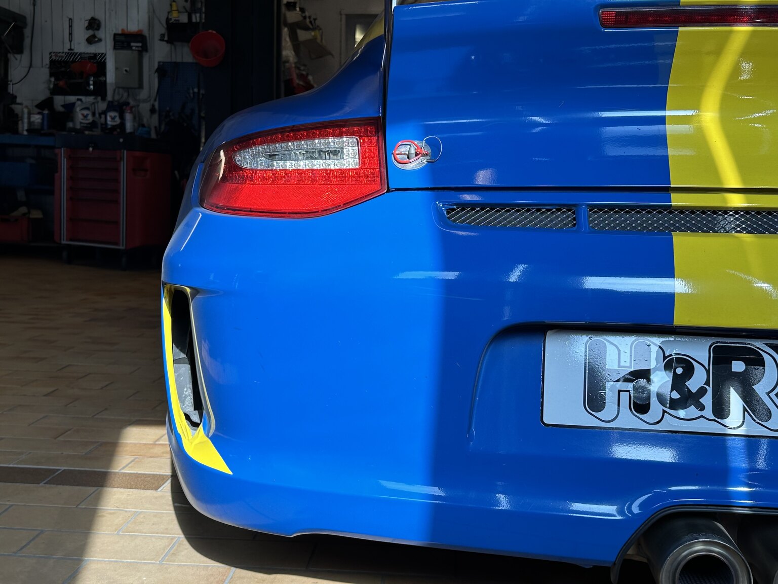 Exteriörbild på Porsche 997 Cup