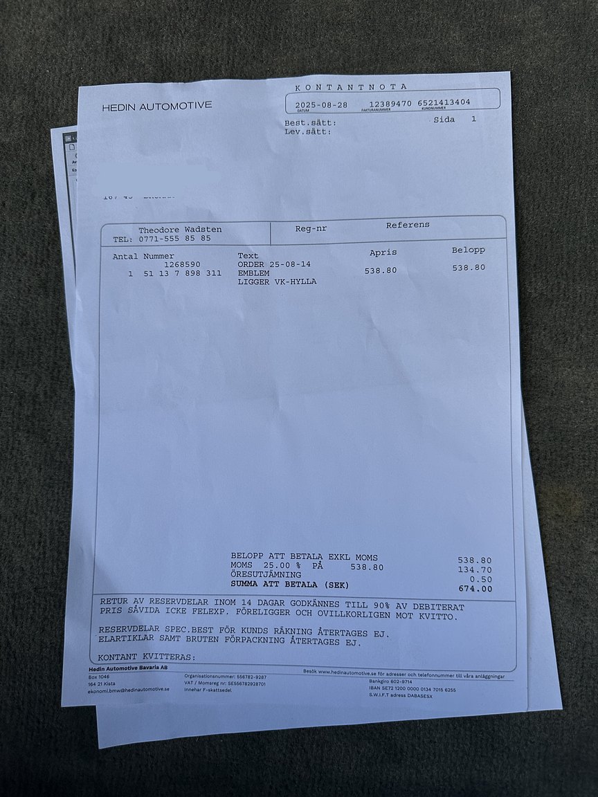 Documentation for 2006 BMW E60 M5