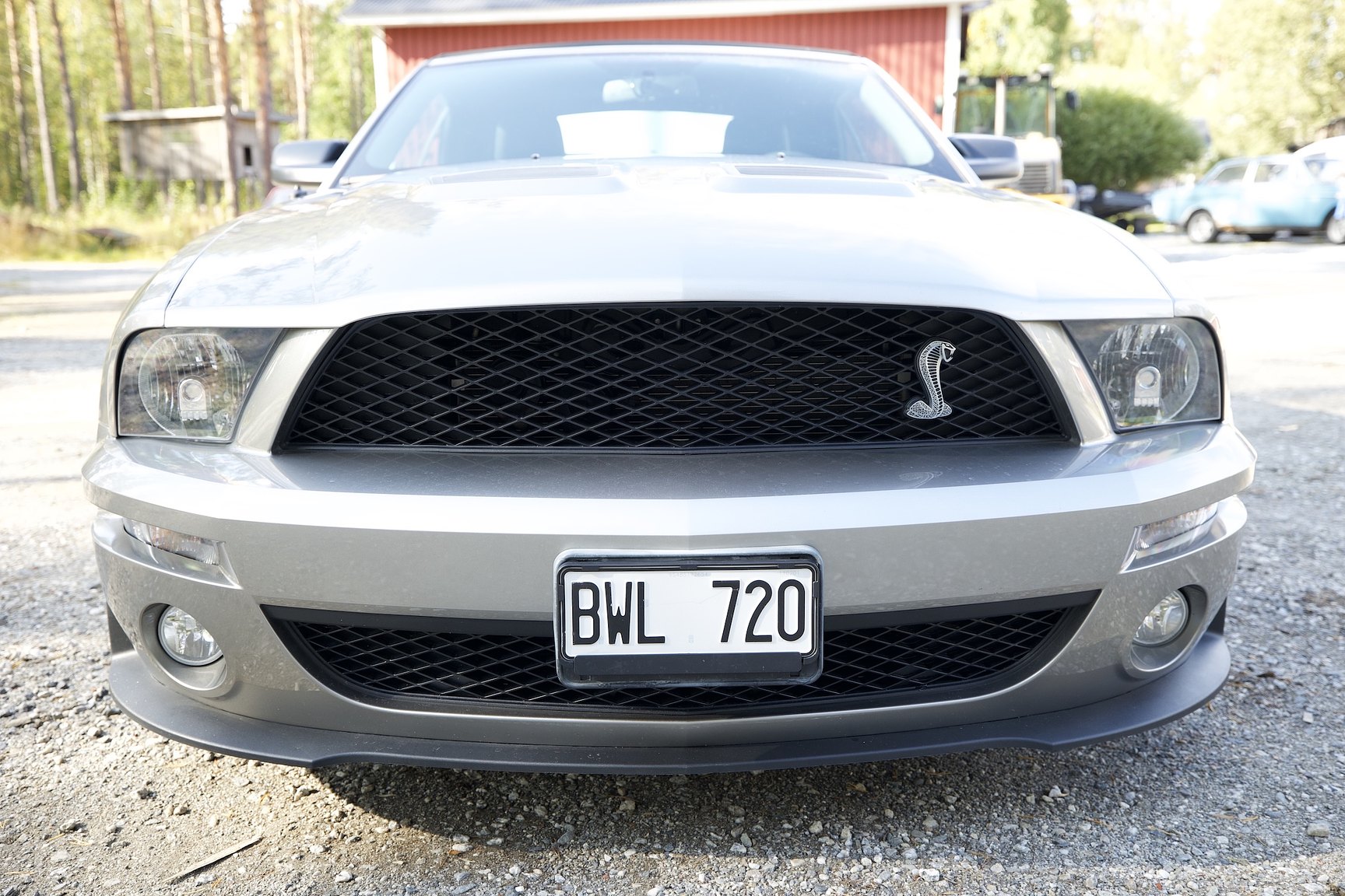 Exteriörbild på 2008 Ford Mustang Shelby GT500 Convertible Manuell