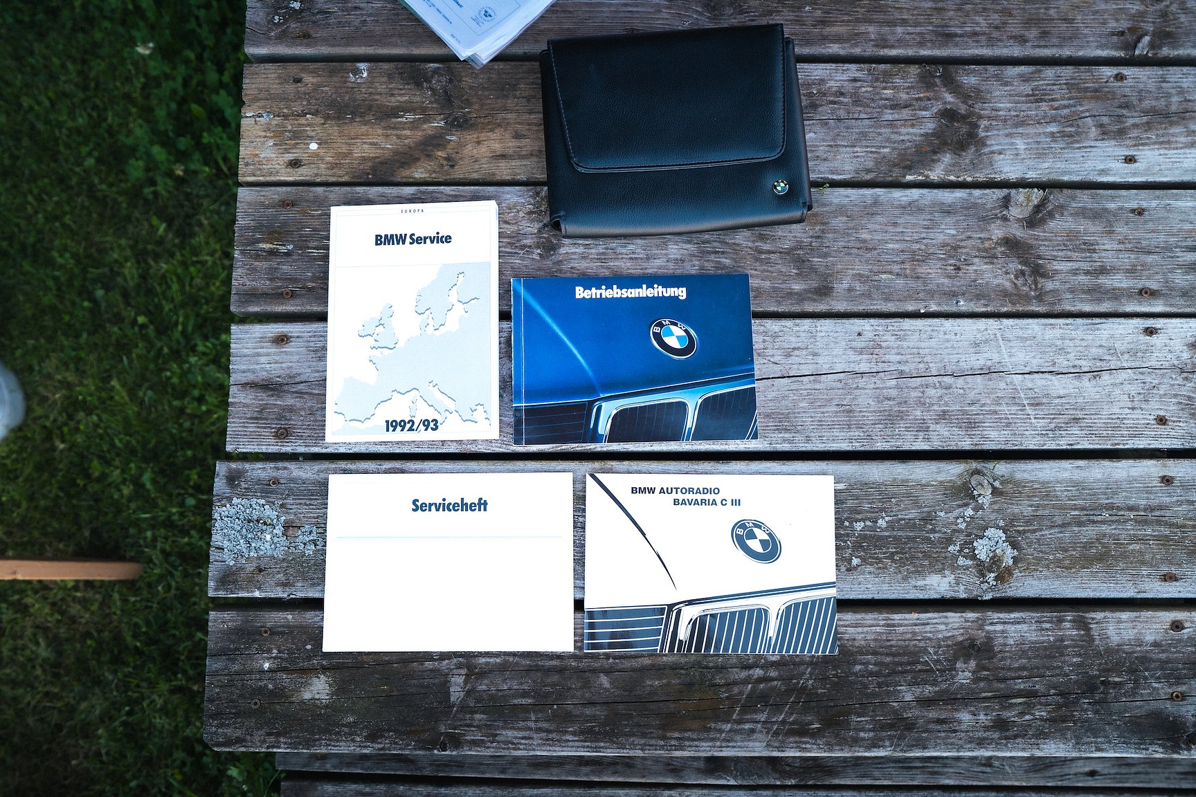 Documentation for 1993 BMW 525 tds "No Reserve Auction"