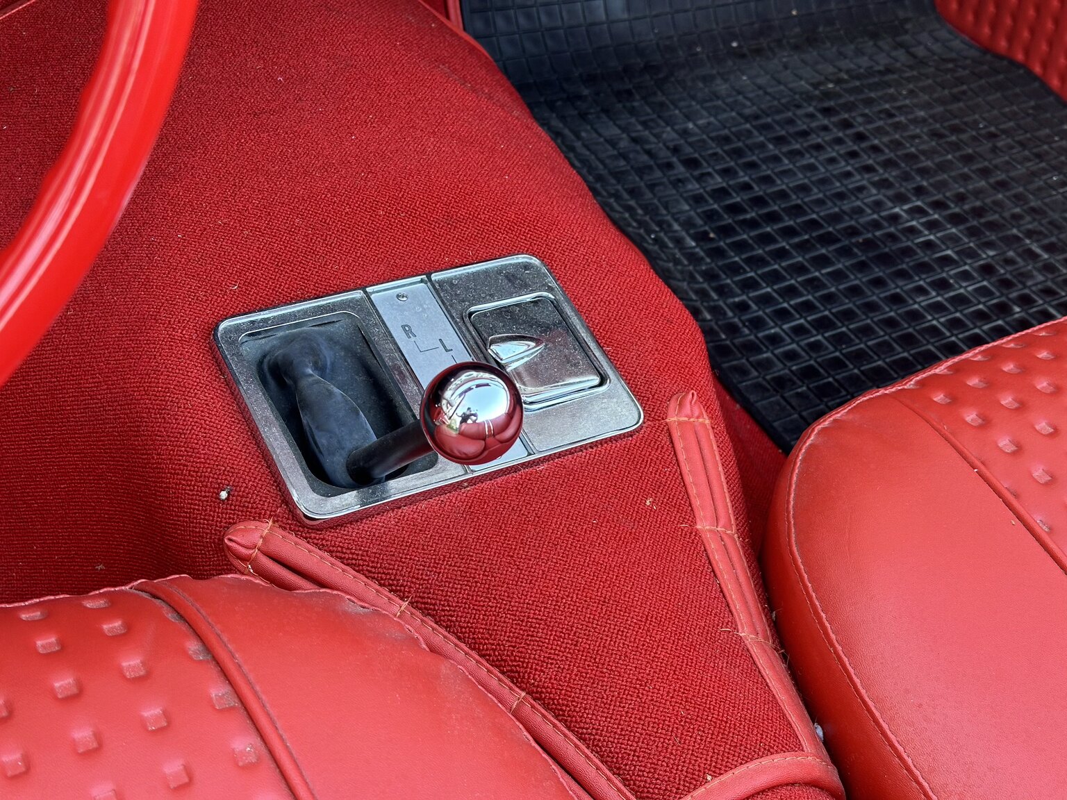 Interiörbild 1956 Chevrolet Corvette 