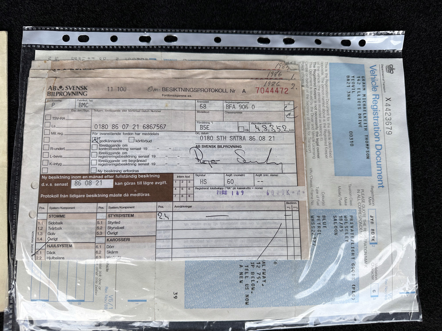 Dokumentation, 1968 Wolseley 18/85 1.8 (3)