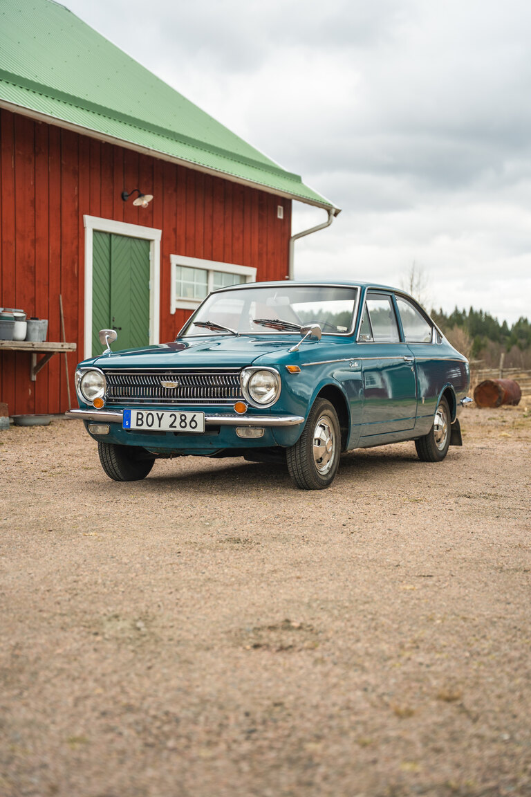 Exteriörbild på 1969 Toyota Corolla Coupé