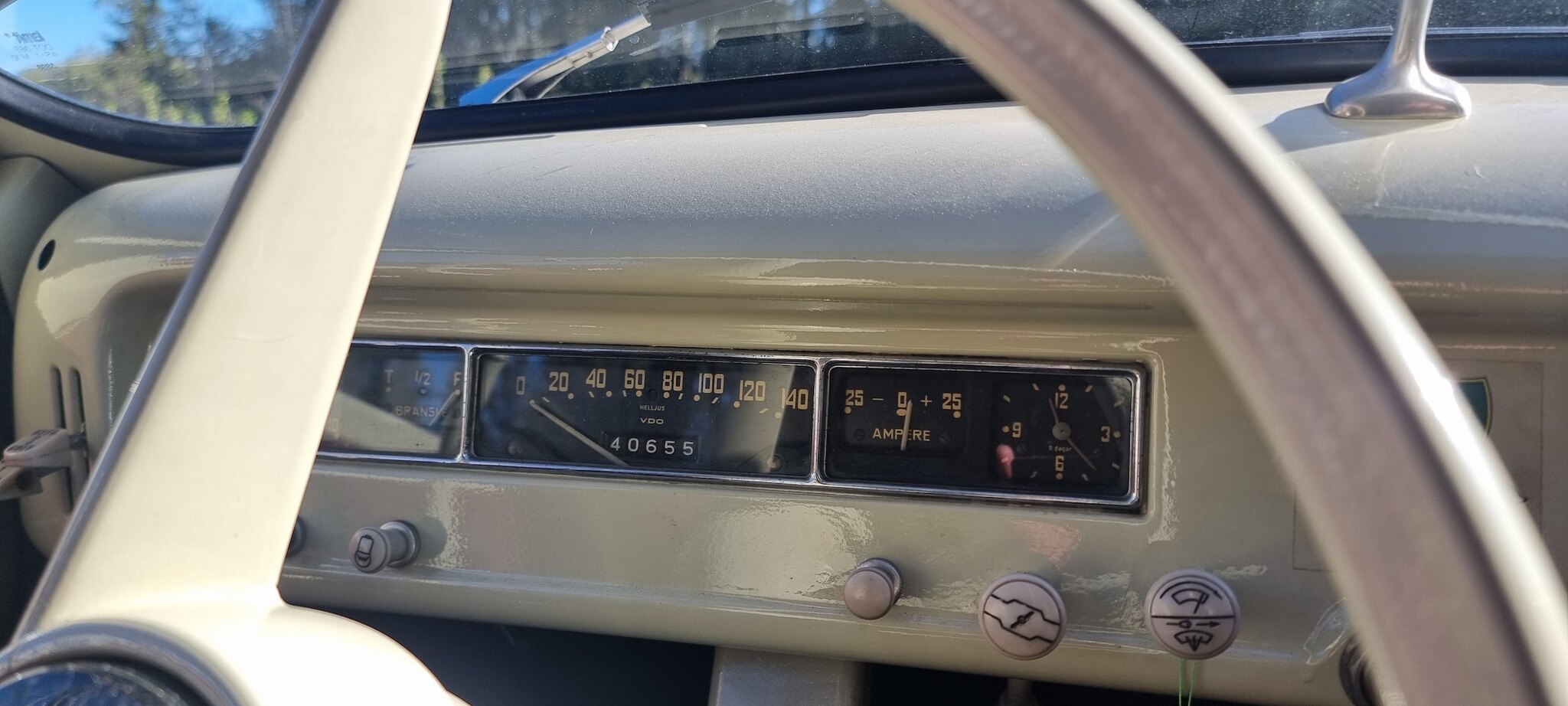 Innenraumfoto von 1959 SAAB 93B Deluxe
