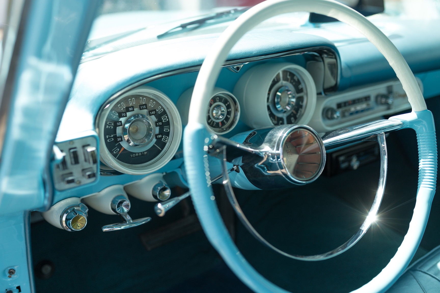 Innenraumfoto von 1957 Chrysler New Yorker