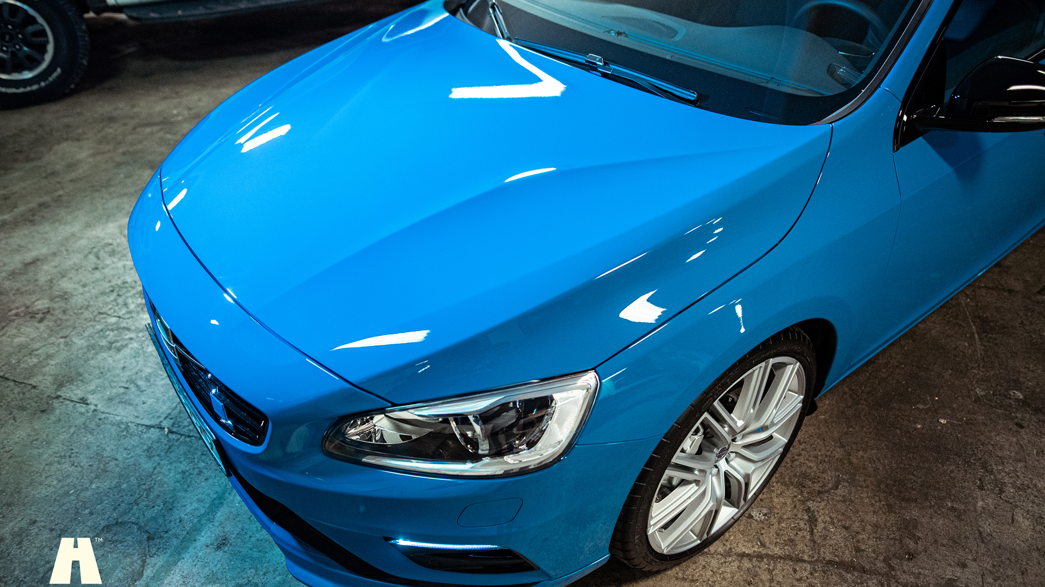 Exteriörbild på 2017 Volvo V60 Polestar T6