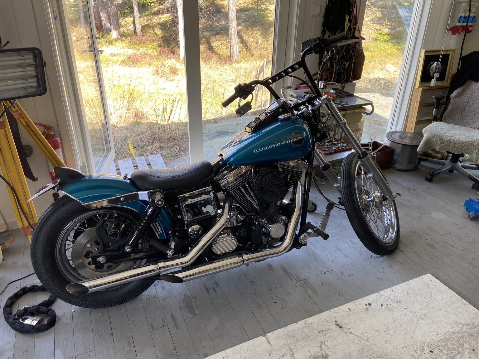 Exteriörbild på 1994 Harley-Davidson FXDWG Wide glide (42)