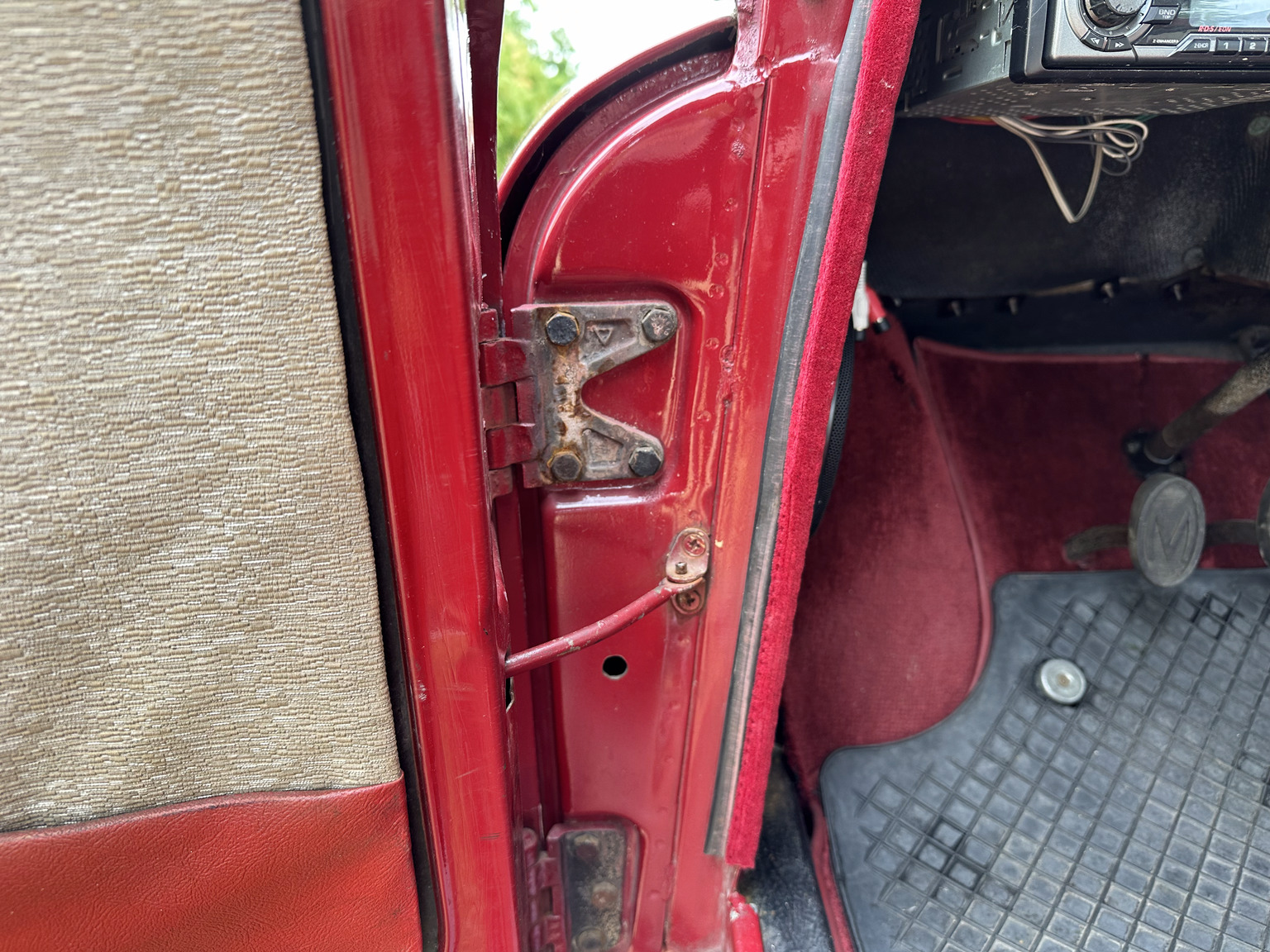 Interiörbild 1958 Morris Minor 1000