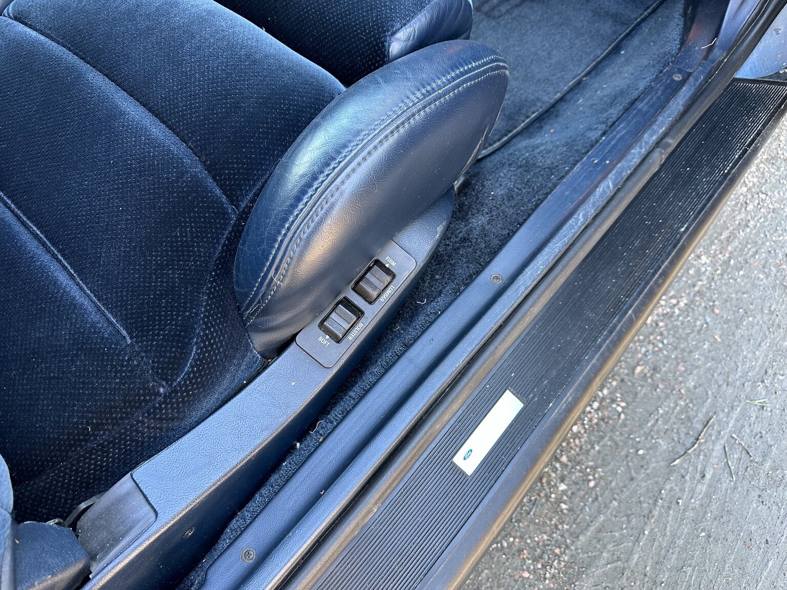 Innenraumfoto von 1987 Lincoln Mark VII LSC