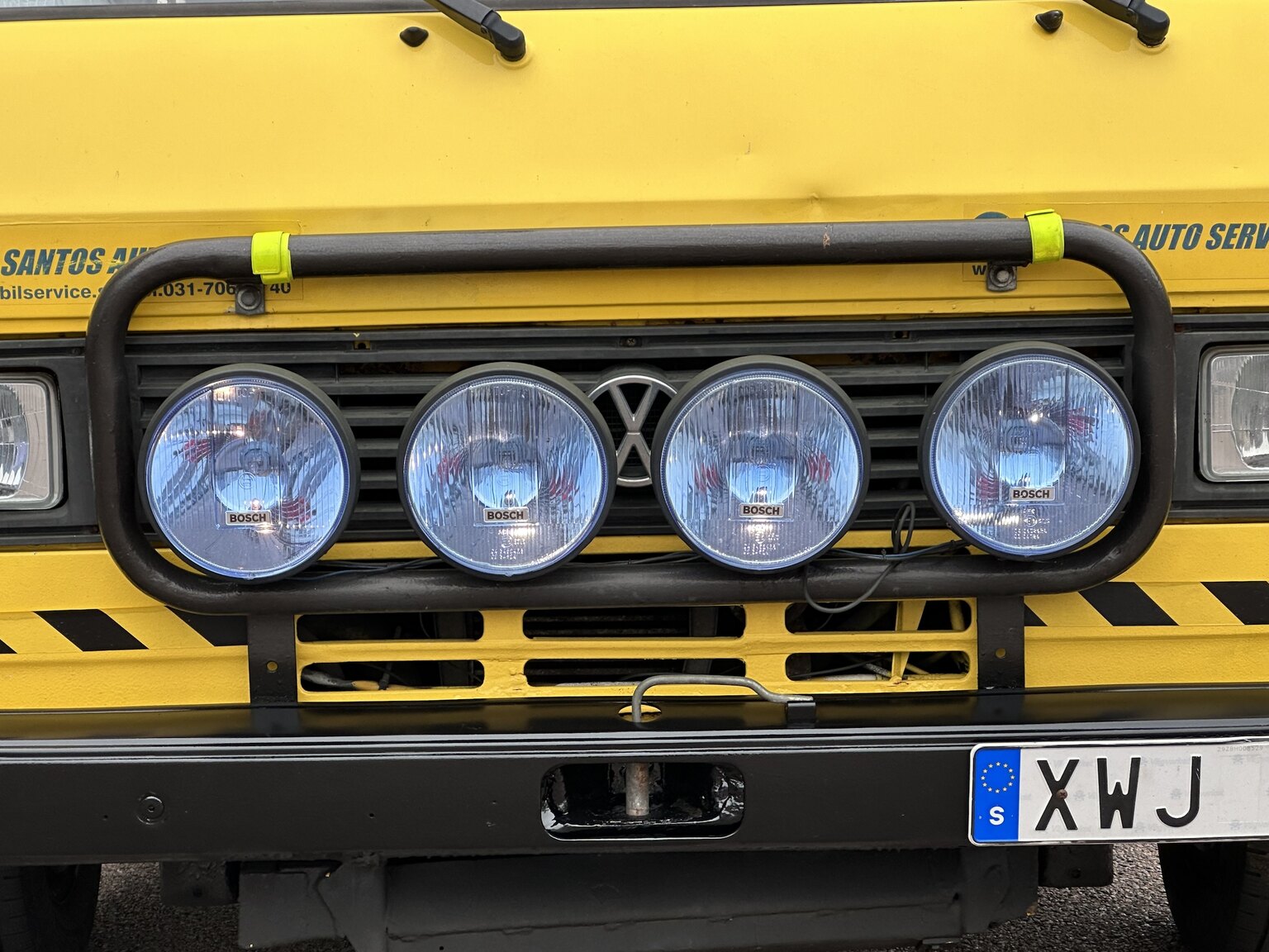 Exteriörbild på 1981 Volkswagen LT45 biltransport (6)
