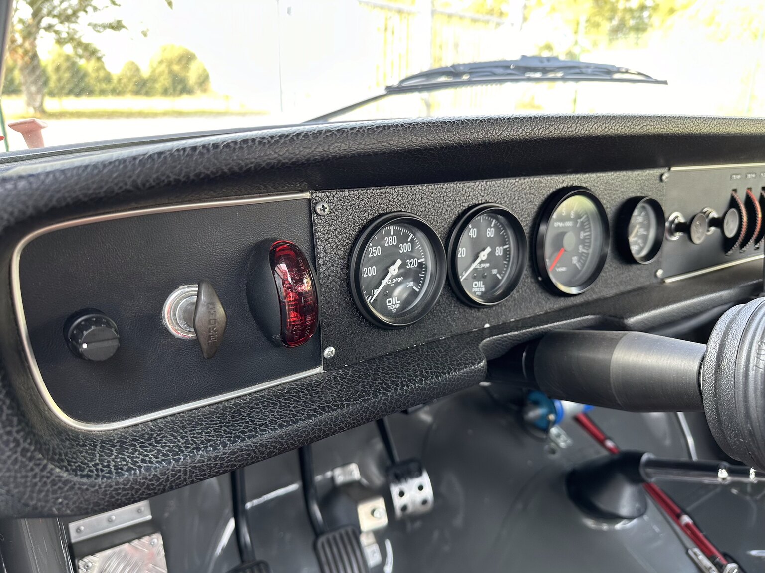 Interiörbild 1969 Volvo 142 race car