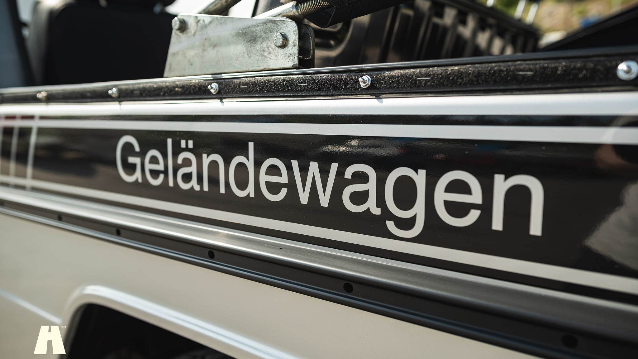Exteriörbild på 1985 Mercedes 230GE Cabrio