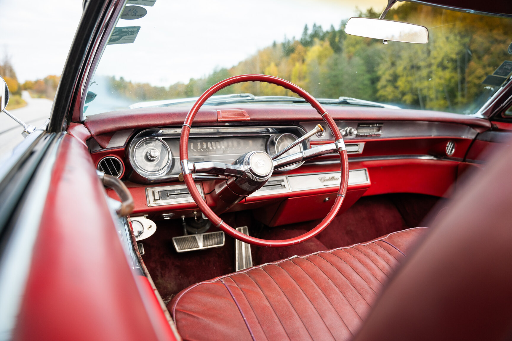 Interior image of 1965 Cadillac De Ville convertible