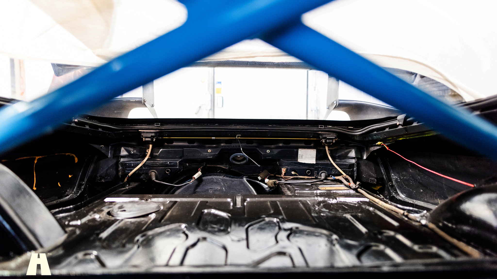 Interiörbild 1992 Porsche 968 Trackday