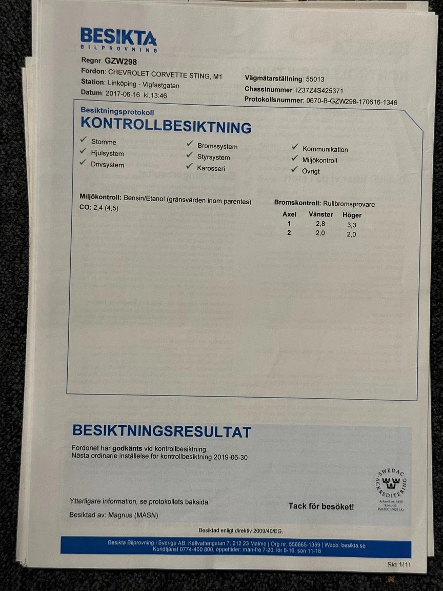 Dokumentation, 1974 Chevrolet Corvette Stingray (7)