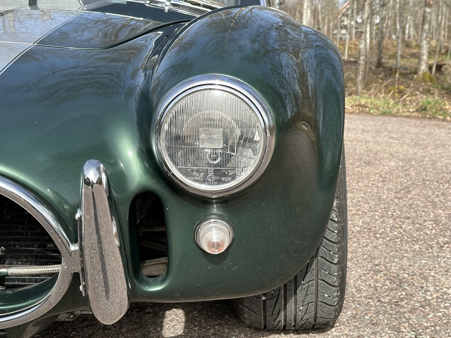 Exteriörbild på 2008 AC Cobra replica