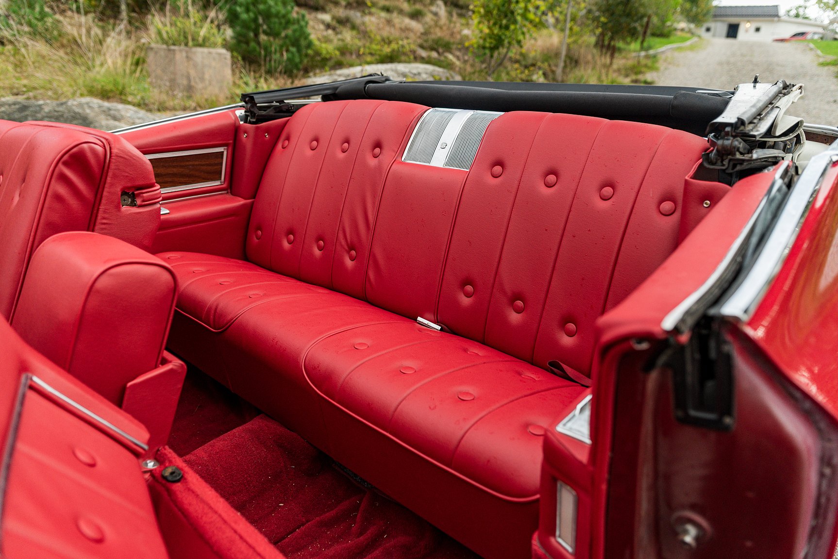 Interiörbild 1968 Cadillac DeVille Convertible