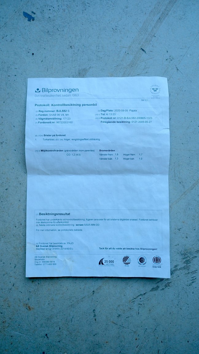 Documentation for 1972 SAAB 96 V4 – NO RESERVE