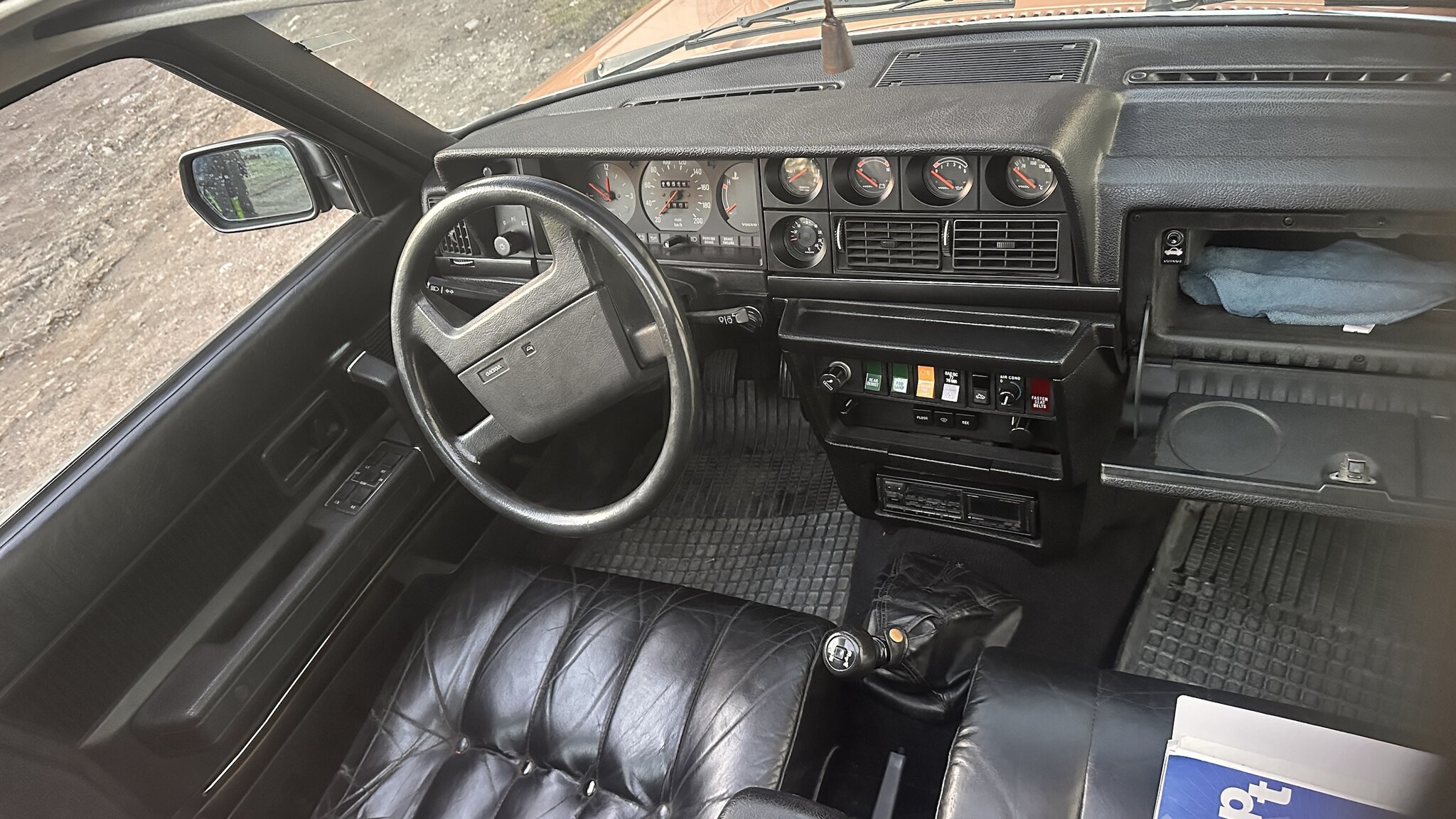 Interiörbild 1981 Volvo 244 GLE D6