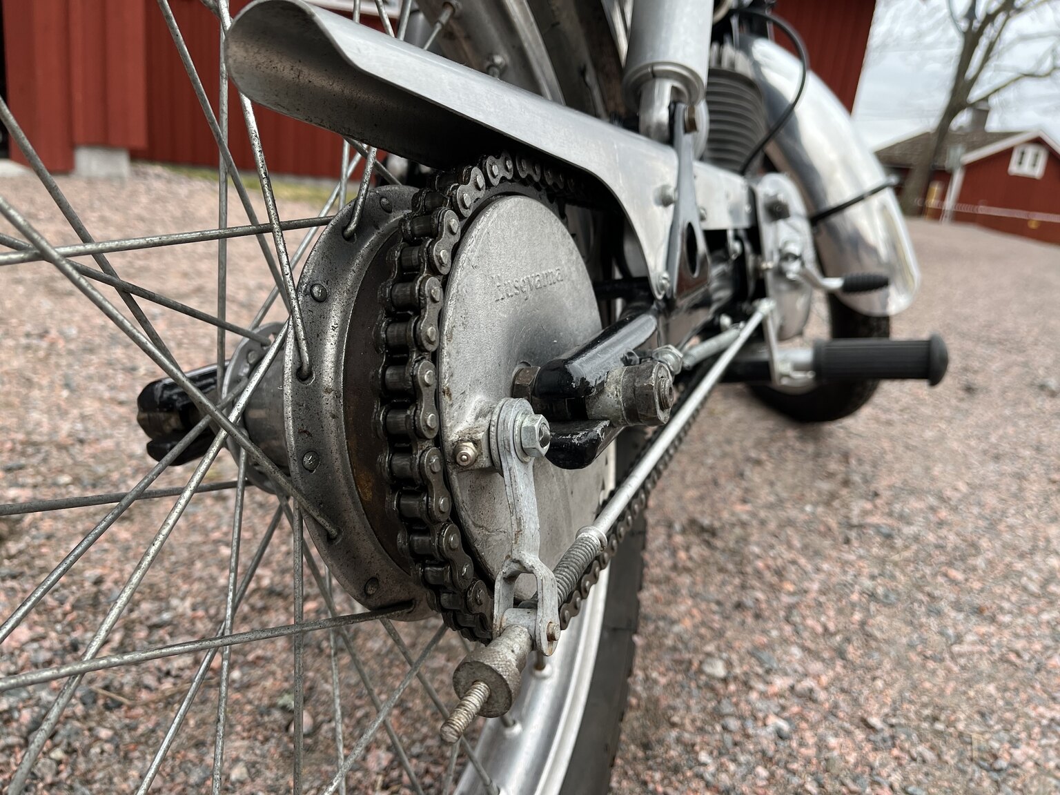 1958 Husqvarna 283 "Guldpilen", Mekanik