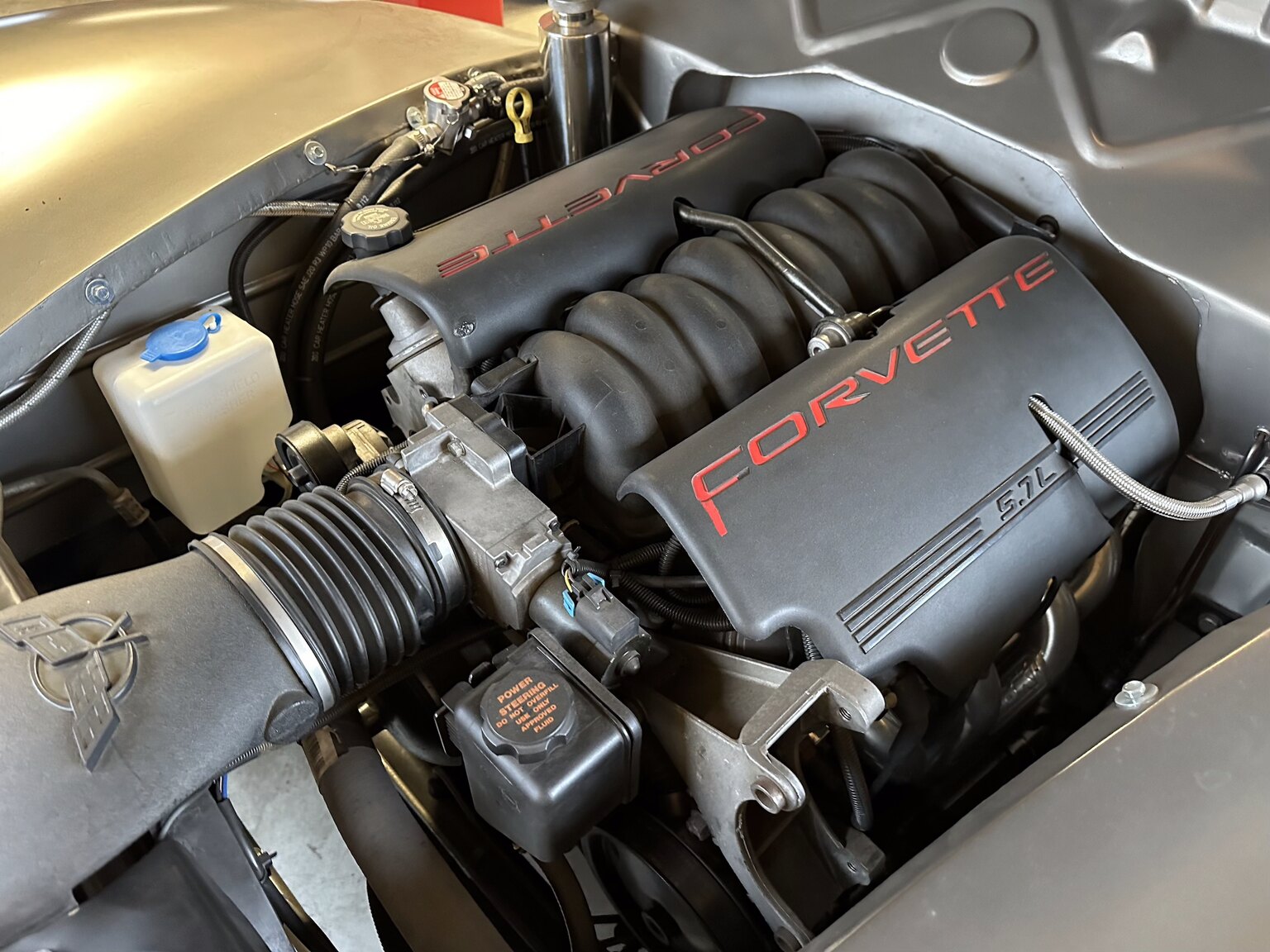 Image of 1939 Custom Ford Fordor "Forvette" mechanics