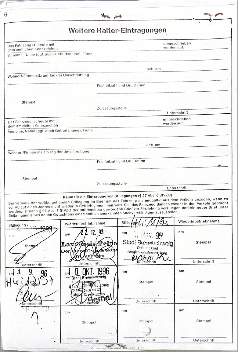 Dokumentation, 1991 PORSCHE 944 S2