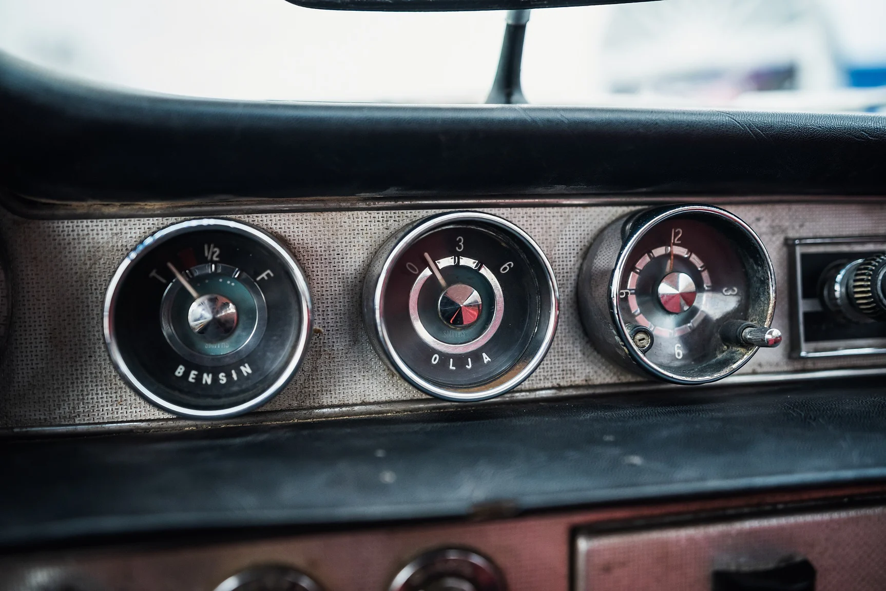 Innenraumfoto von 1964 Volvo P 1800S (28)