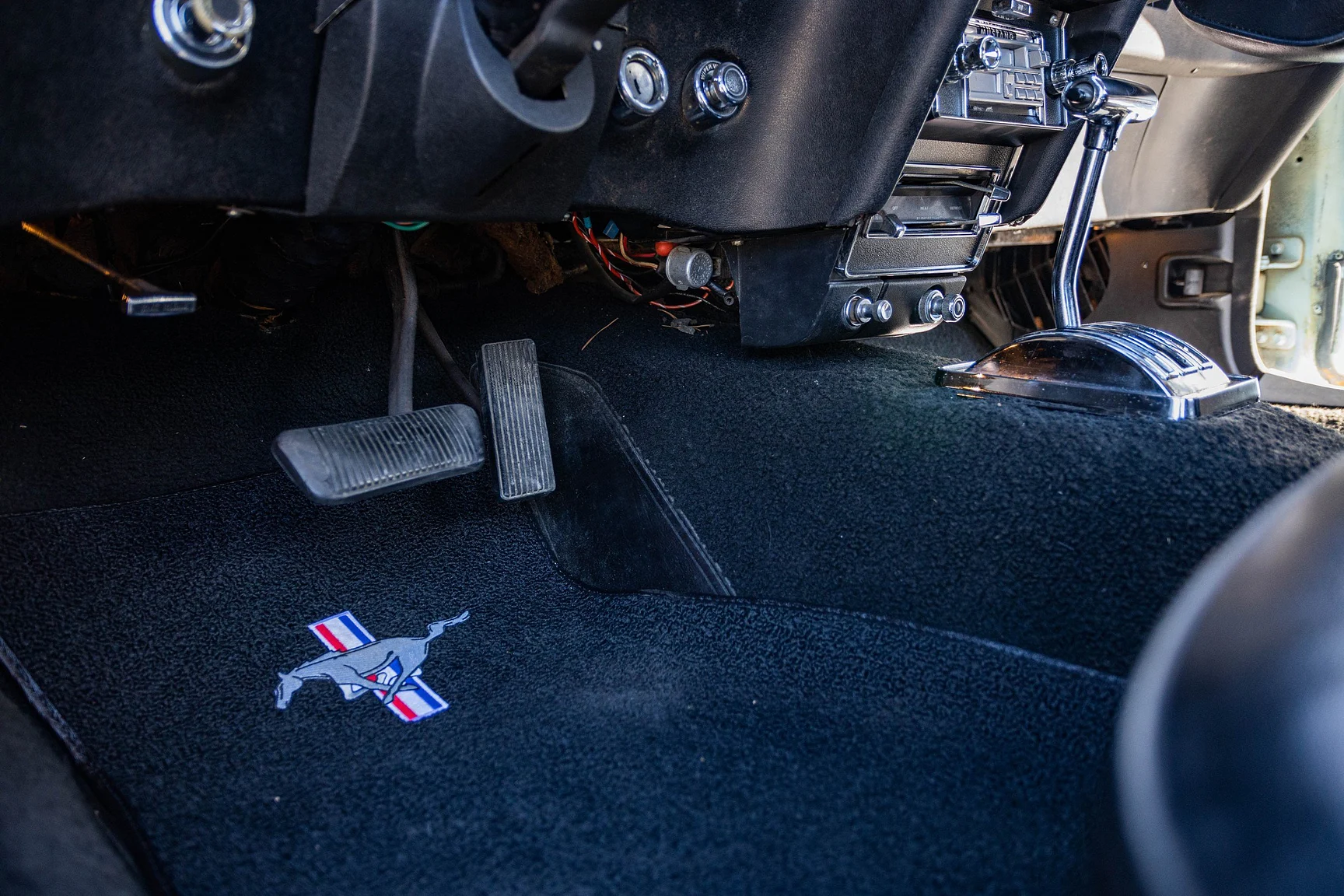 Interiörbild 1969 Ford Mustang GT Cabriolet "M-code" (31)