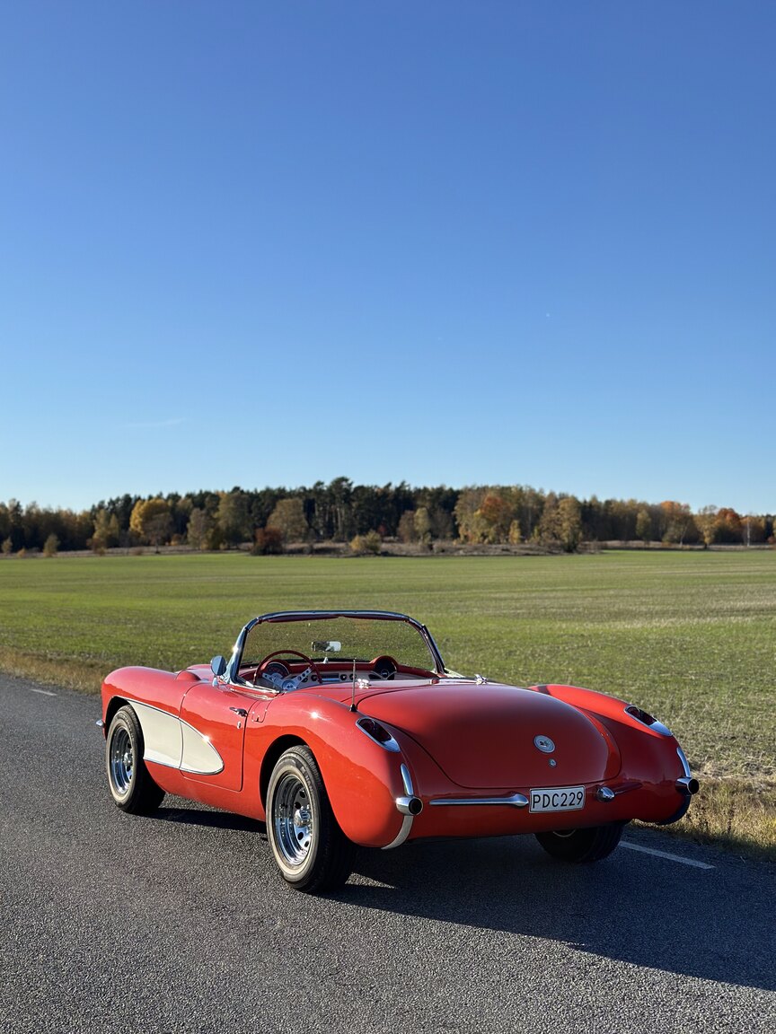 Exteriörbild på 1956 Chevrolet Corvette 