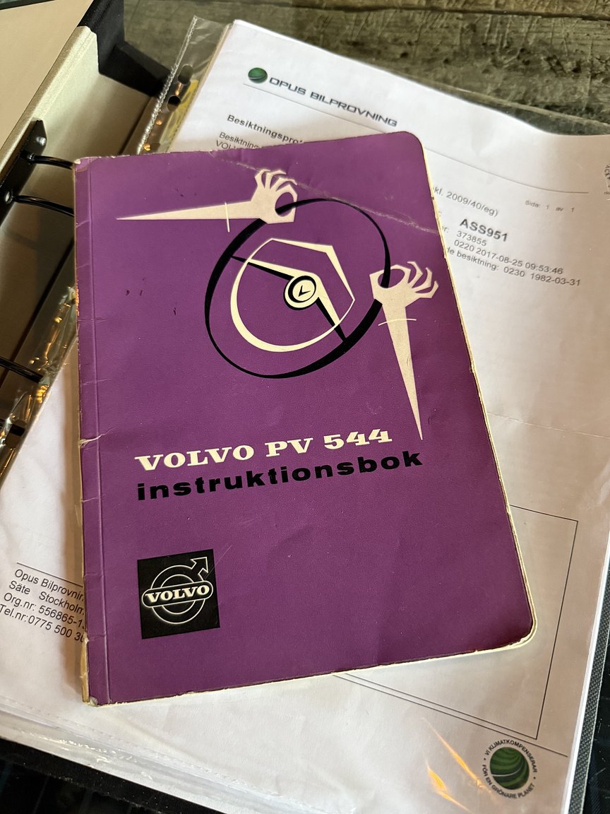 Documentation for 1962 Volvo PV 544C Sport (4)