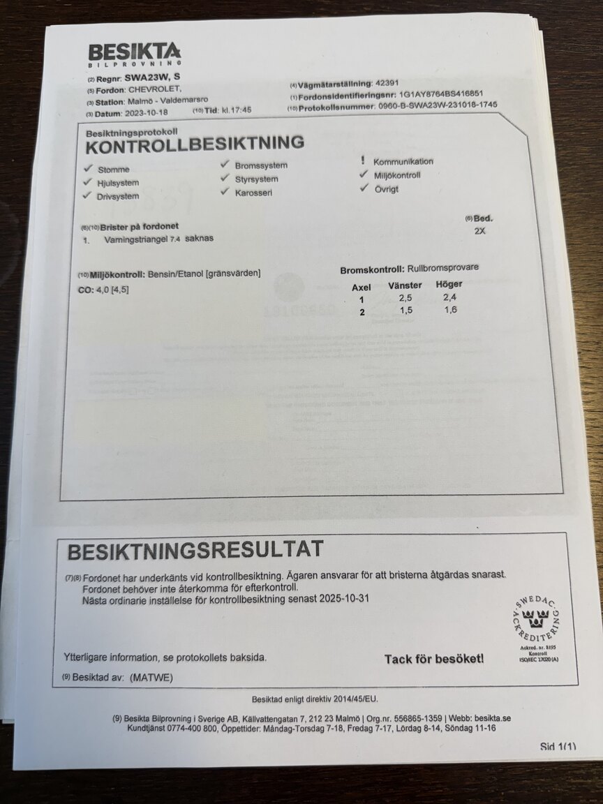 Dokumentation för 1981 Chevrolet Corvette (2)