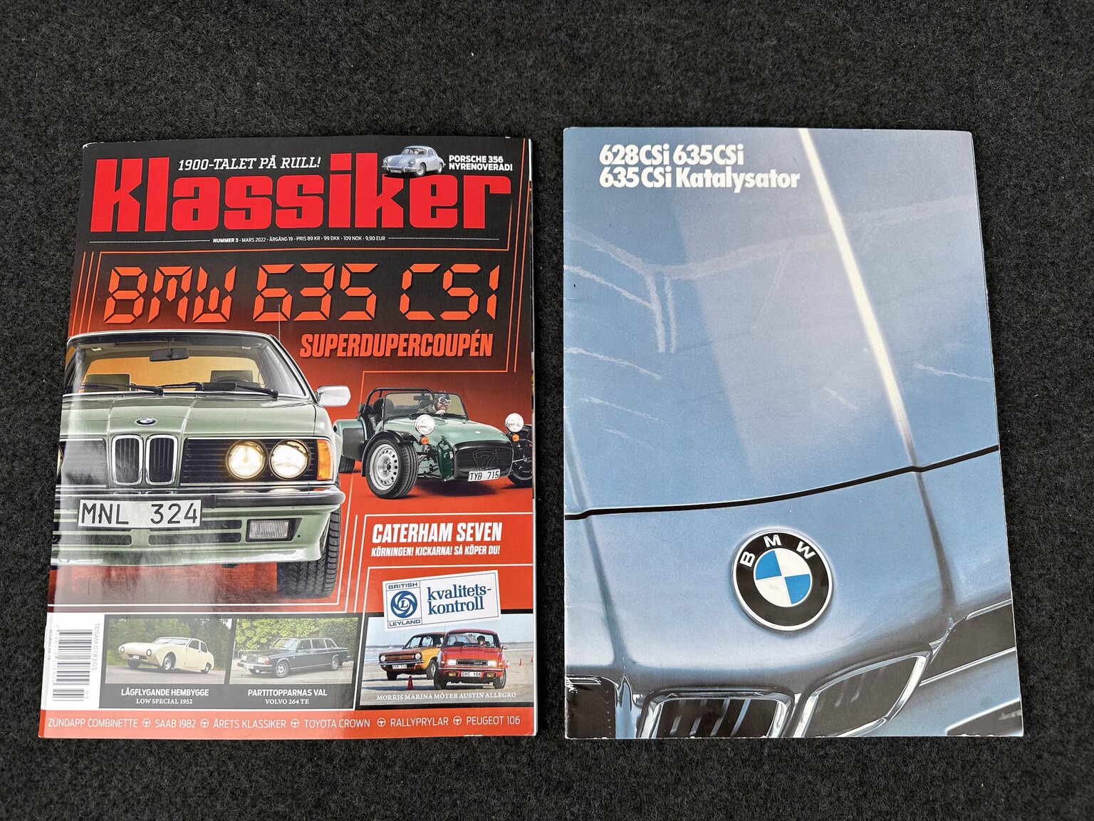 Dokumentation för 1986 BMW 635CSi