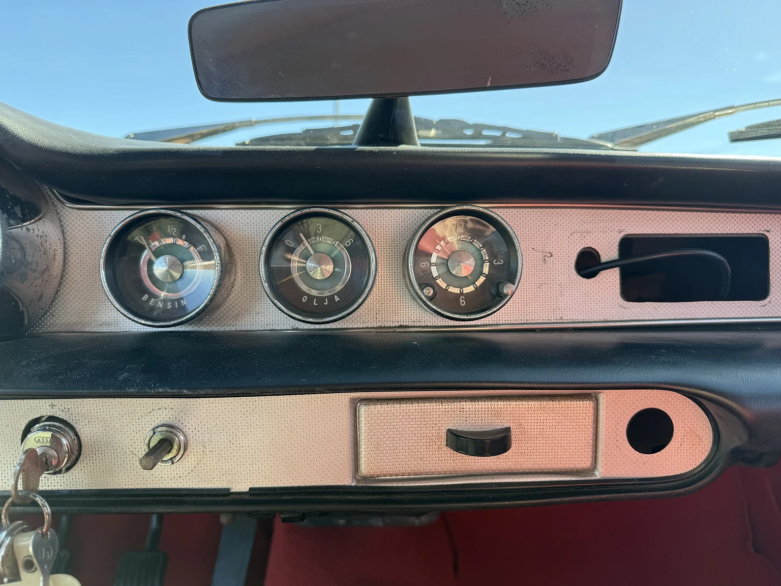 Interiörbild 1966 Volvo P 1800S (23)