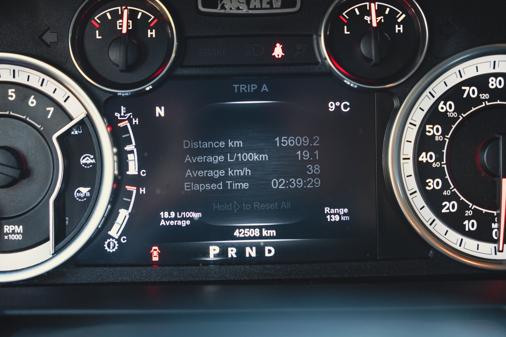 Interior image of 2017 Dodge Ram 1500 AEV (19)