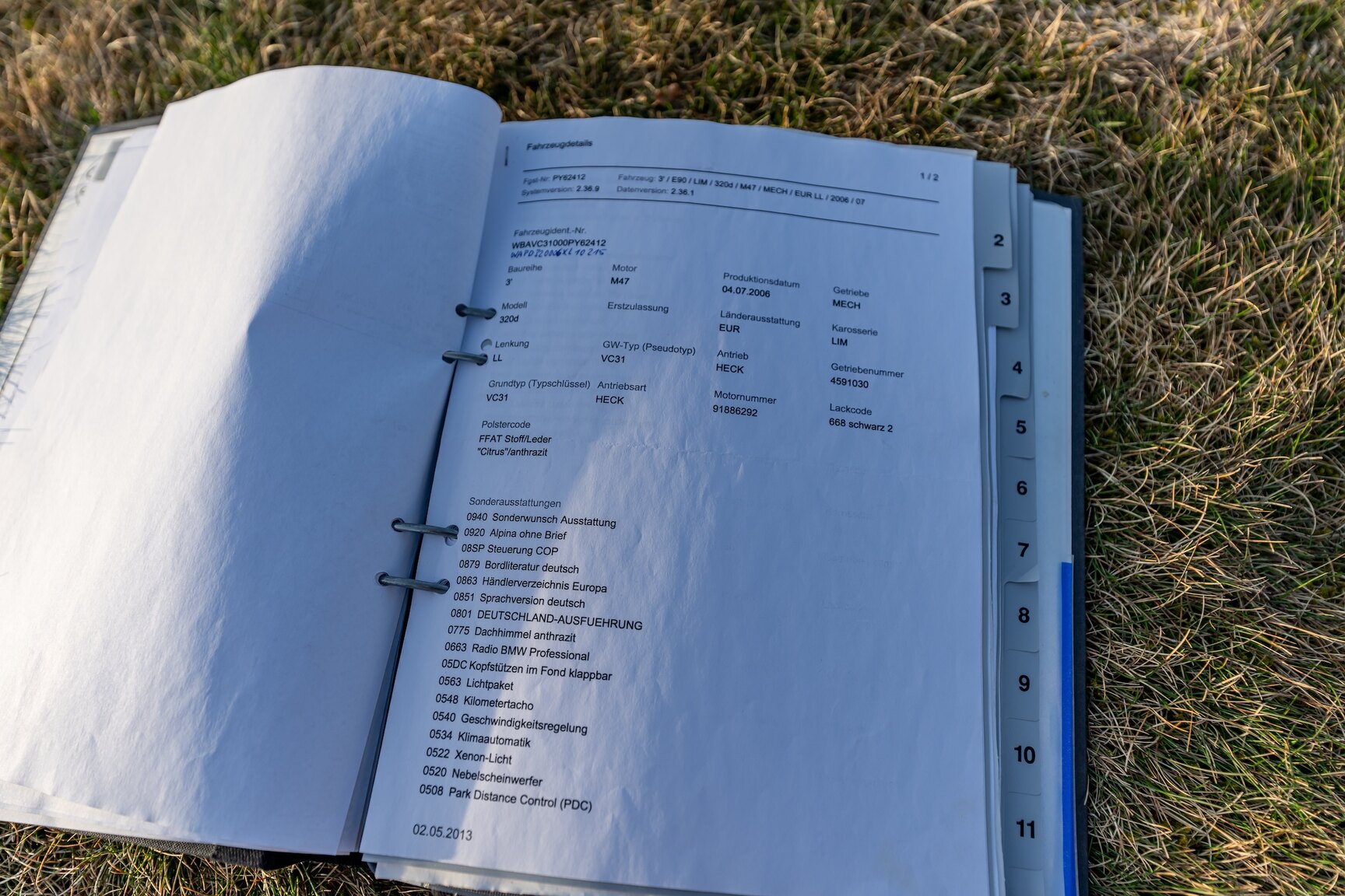 Documentation for 2006 Alpina D3